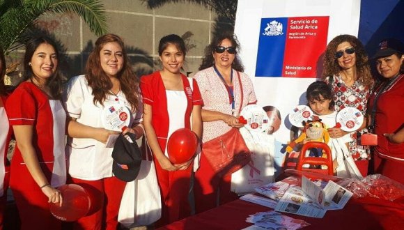 Servicio de Salud en terreno promueve  toma de examen Papanicolau y vacuna contra la influenza Servicio de Salud en terreno promueve  toma de examen Papanicolau y vacuna contra la influenza
