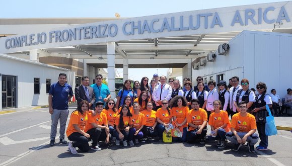 Servicio de Salud Arica promueve prevención de tuberculosis en Complejo Fronterizo Chacalluta Servicio de Salud Arica promueve prevención de tuberculosis en Complejo Fronterizo Chacalluta