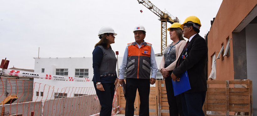 Arica: Obras de CESFAM Sur tienen un 76% de avance y estaría listo en noviembre