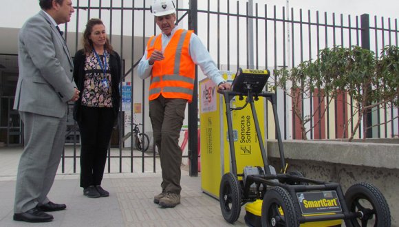 Servicio de Salud Arica inició estudio de georadar en terreno del CESFAM Eugenio Petruccelli