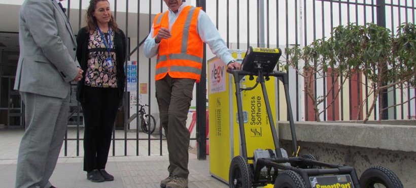 Servicio de Salud Arica inició estudio de georadar en terreno del CESFAM Eugenio Petruccelli