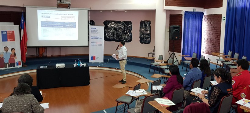 Profesionales de protección civil  y de Salud de Tacna conocen experiencia de trabajo en Arica