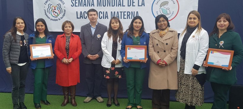 Con la acreditación de tres jardines infantiles se conmemora la Semana Mundial de Lactancia Materna en Arica