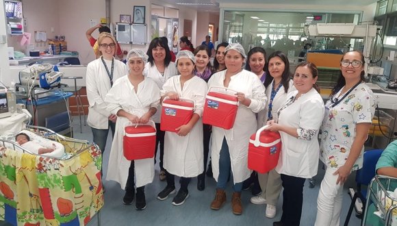 Arica: Servicio de Salud donó equipamiento para lactarios domiciliarios a Neonatología del Hospital Regional