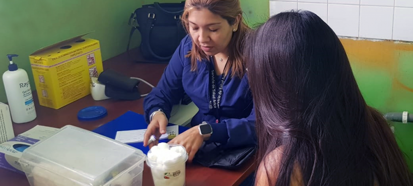 Servicio de Salud Arica realizó operativos para apoyar a la población cercana a Rotonda Tucapel