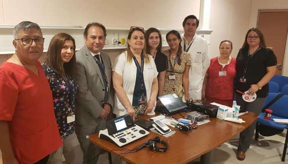 Servicio de Salud Arica entregó equipos para detección precoz de hipoacusia a Hospital Regional de Arica