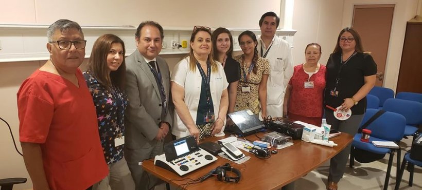 Servicio de Salud Arica entregó equipos para detección precoz de hipoacusia a Hospital Regional de Arica