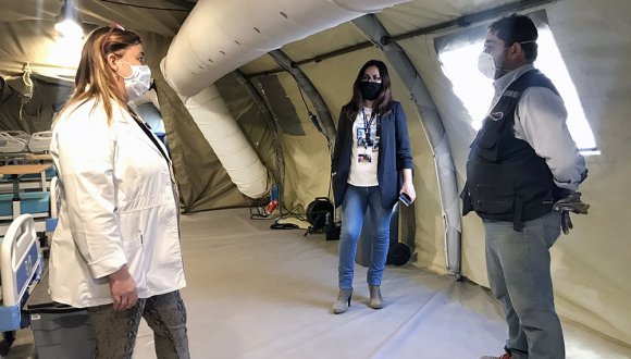 Empresa realizó aporte altruista para climatizar puesto médico del Ejército instalado en el Hospital de Arica