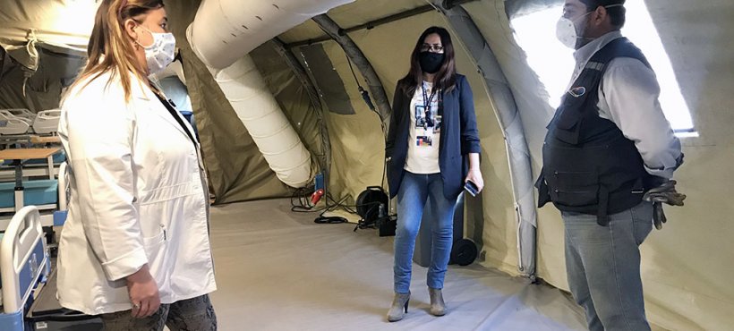 Empresa realizó aporte altruista para climatizar puesto médico del Ejército instalado en el Hospital de Arica Empresa realizó aporte altruista para climatizar puesto médico del Ejército instalado en el Hospital de Arica