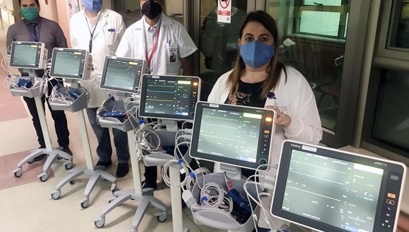 Hospital de Arica recibió nuevos monitores para reorganización de servicios clínicos por plan covid-19