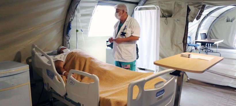 Comenzaron hospitalizaciones en puesto médico del Ejército instalado en el Hospital de Arica