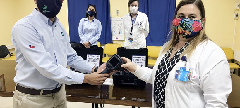 Empresa Corpesca donó dos cámaras térmicas móviles para el Hospital de Arica