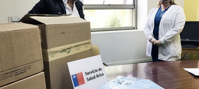 Asociación de Industriales donó al Servicio de Salud Arica elementos de protección personal