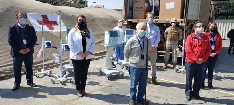 Ministro de Salud visitó Hospital de Arica para entregar equipos y conocer en terreno respuesta al covid-19