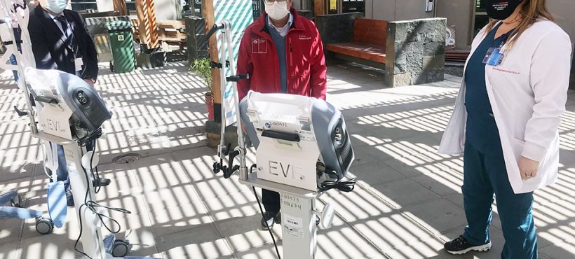 Hospital de Arica recibe 10 ventiladores mecánicos adquiridos con recursos del Gobierno Regional