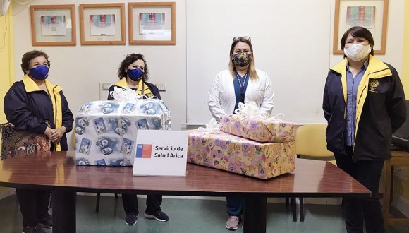 Damas de Rotary Arica celebraron el Día del Niño con donativo al Hospital Regional