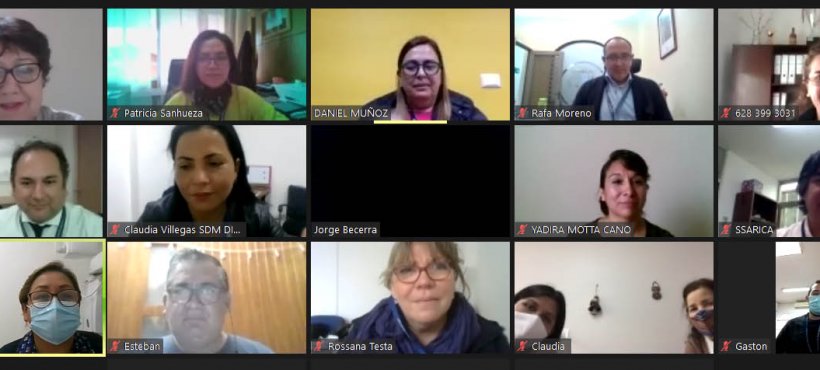 Directora del Servicio de Salud Arica dirigió reunión del consejo de la red asistencial para analizar pandemia