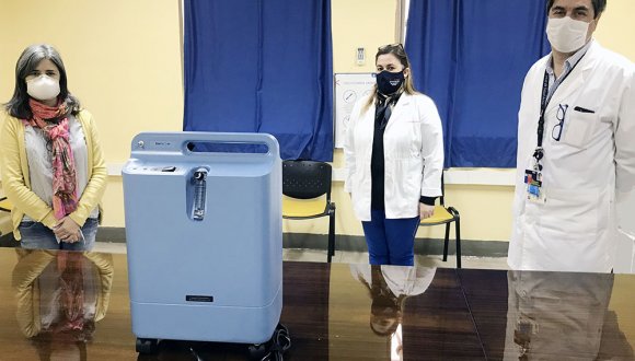 Empresa donó cinco concentradores de oxígeno al Hospital de Arica