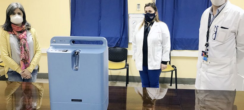 Empresa donó cinco concentradores de oxígeno al Hospital de Arica