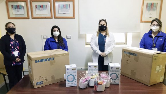 Empresa realizó donación para trabajadores y usuarios de unidad de pacientes críticos del Hospital de Arica