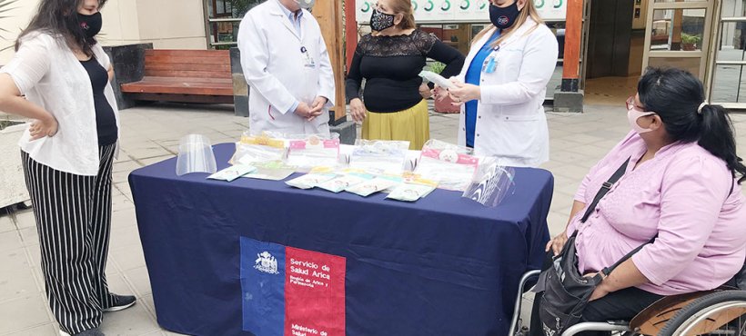 Organizaciones de personas con discapacidad recibieron donativo de protectores faciales Organizaciones de personas con discapacidad recibieron donativo de protectores faciales