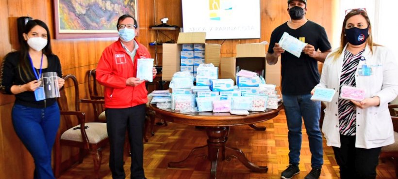 Servicio de Salud Arica recepcionó donación de Elementos de Protección Personal de empresa del rubro Servicio de Salud Arica recepcionó donación de Elementos de Protección Personal de empresa del rubro