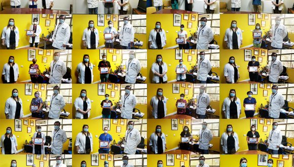 Servicio de Salud Arica destacó a unidades del Hospital Regional de Arica por su trabajo en el Plan de Acción covid-19