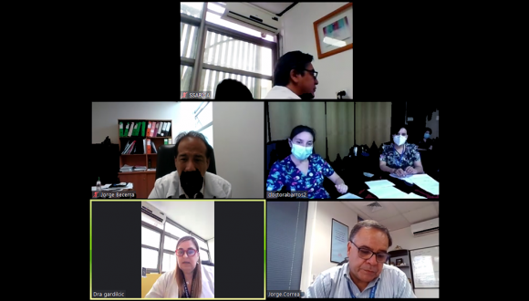 Servicio de Salud Arica realizó reunión de coordinación con clínicas privadas por plan de acción covid-19