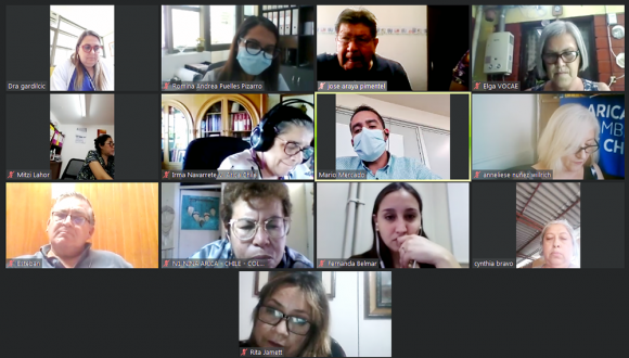 Directora del Servicio de Salud Arica explicó campaña de vacunación covid-19 a dirigentes sociales