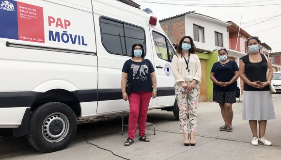 Servicio de Salud Arica puso en operaciones un PAP móvil para detección precoz del cáncer de cuello de útero