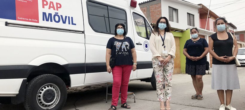 Servicio de Salud Arica puso en operaciones un PAP móvil para detección precoz del cáncer de cuello de útero Servicio de Salud Arica puso en operaciones un PAP móvil para detección precoz del cáncer de cuello de útero