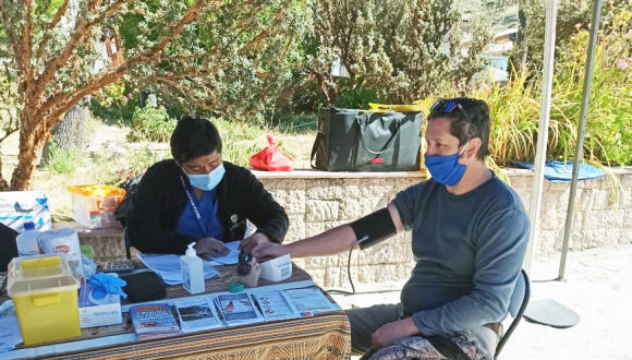 CESFAM de Putre implementó stand para prevención y detección precoz de enfermedades crónicas