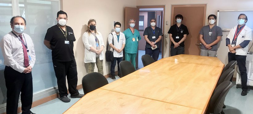 Médicos se incorporan al Hospital de Arica para reforzar el equipo de cuidados críticos covid Médicos se incorporan al Hospital de Arica para reforzar el equipo de cuidados críticos covid