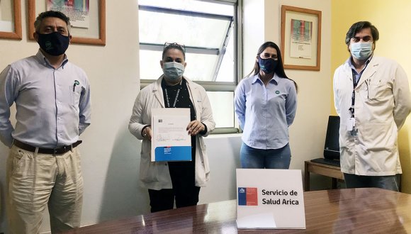 Empresa donó refrigeradores al Hospital de Arica para apoyar la atención en unidad de pacientes críticos Empresa donó refrigeradores al Hospital de Arica para apoyar la atención en unidad de pacientes críticos