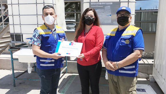 Servicio de Salud Arica agradeció apoyo de Rotary Parinacota durante la pandemia de covid-19 Servicio de Salud Arica agradeció apoyo de Rotary Parinacota durante la pandemia de covid-19