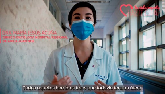 Ginecóloga del Hospital de Arica participa en campaña nacional para la detección precoz del cáncer cérvico uterino