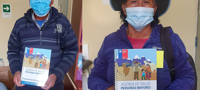 Servicio de Salud Arica inició la entrega de agenda de salud para personas mayores indígenas