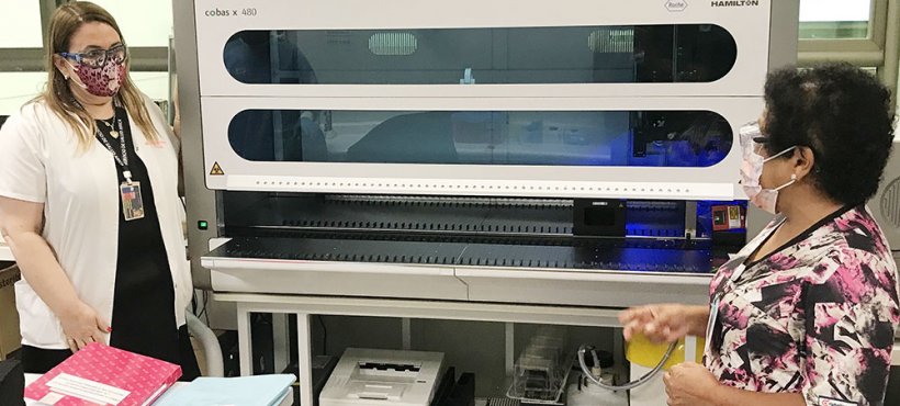 Laboratorio del Hospital de Arica dio un salto tecnológico durante la pandemia de covid-19