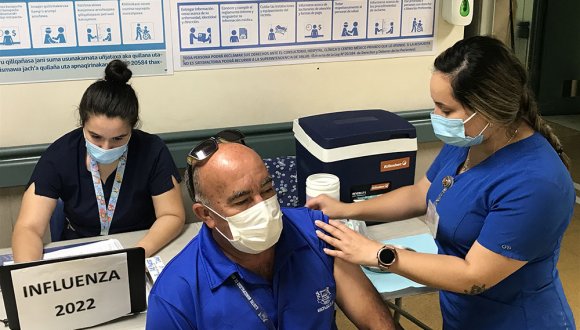 Servicio de Salud inició reforzamiento de campaña de vacunación contra la influenza Servicio de Salud inició reforzamiento de campaña de vacunación contra la influenza