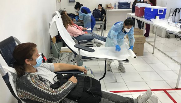 Hospital de Arica realiza la primera colecta móvil de sangre desde el inicio de la pandemia de covid-19