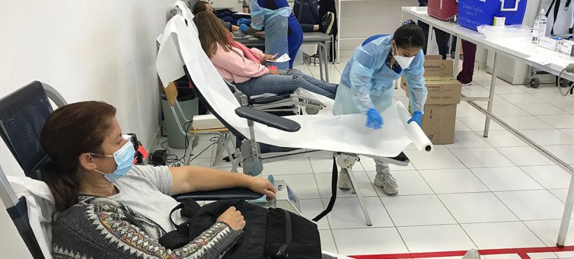 Hospital de Arica realiza la primera colecta móvil de sangre desde el inicio de la pandemia de covid-19