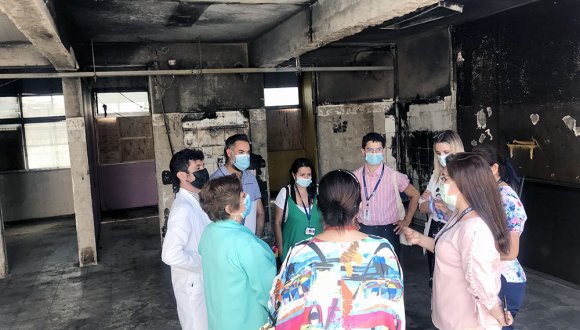 Arica: Profesionales del Ministerio de Salud estuvieron en CESFAM dañado por incendio Arica: Profesionales del Ministerio de Salud estuvieron en CESFAM dañado por incendio