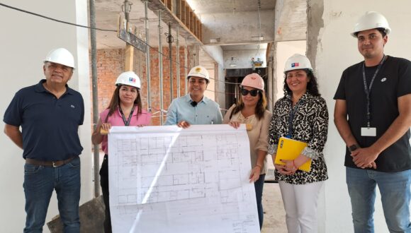 Más de un 50 por ciento de avance presenta el nuevo centro de salud ambiental Más de un 50 por ciento de avance presenta el nuevo centro de salud ambiental