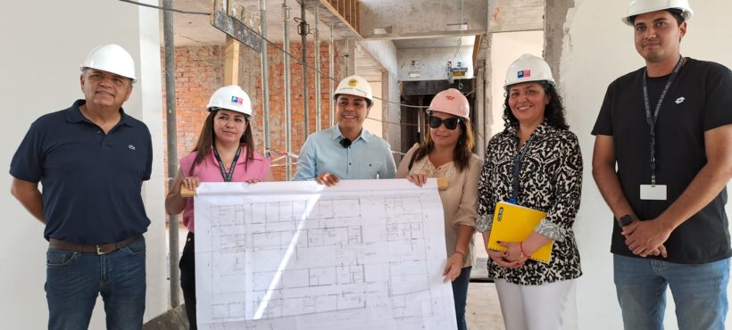 Más de un 50 por ciento de avance presenta el nuevo centro de salud ambiental Más de un 50 por ciento de avance presenta el nuevo centro de salud ambiental