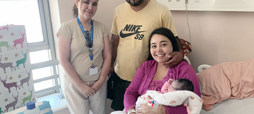 Una niña fue el primer nacido del 2025 en Arica Una niña fue el primer nacido del 2025 en Arica